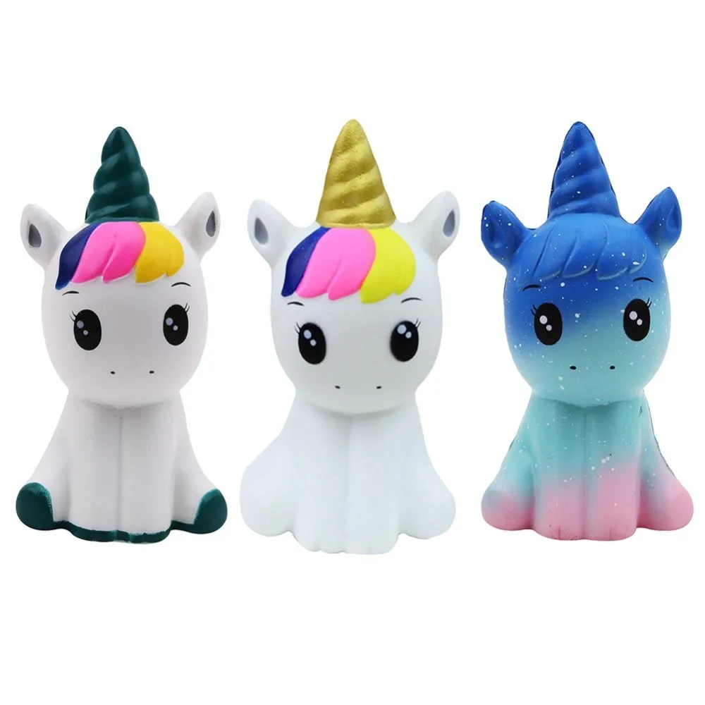 Новинка антистресс Kawaii единорог стиль настольная игра игрушка мягкая пена кукла