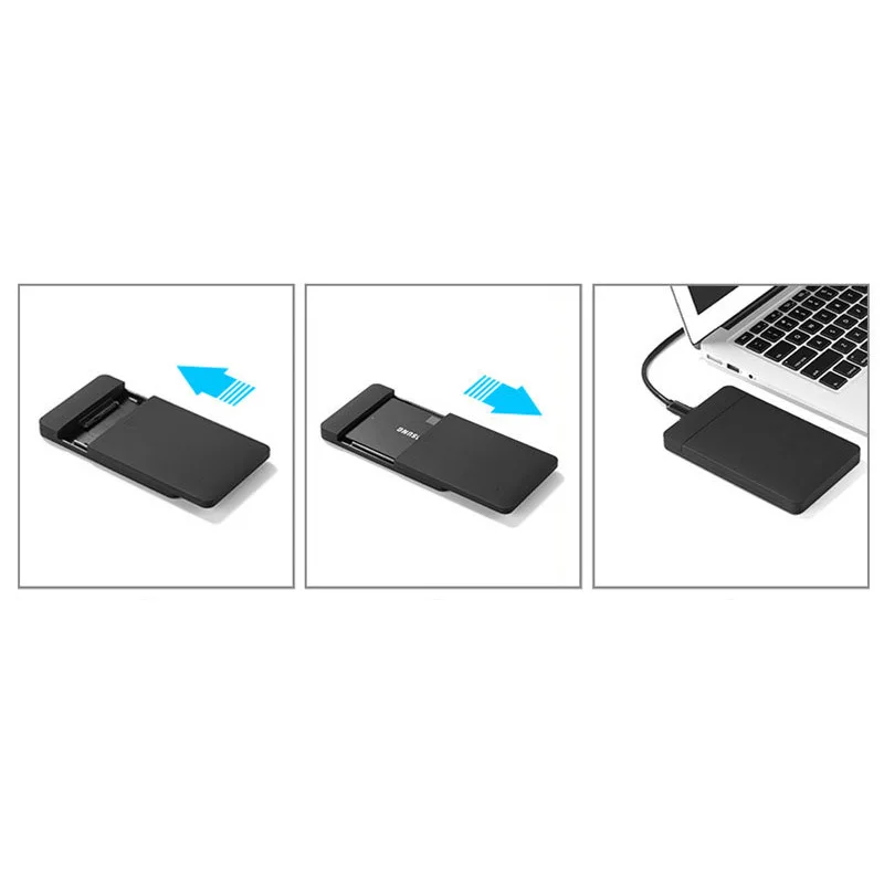 Ульт лучший 2 5 дюймовый корпус для жесткого диска Sata к Usb 3 1 Type C Hdd Ssd адаптер