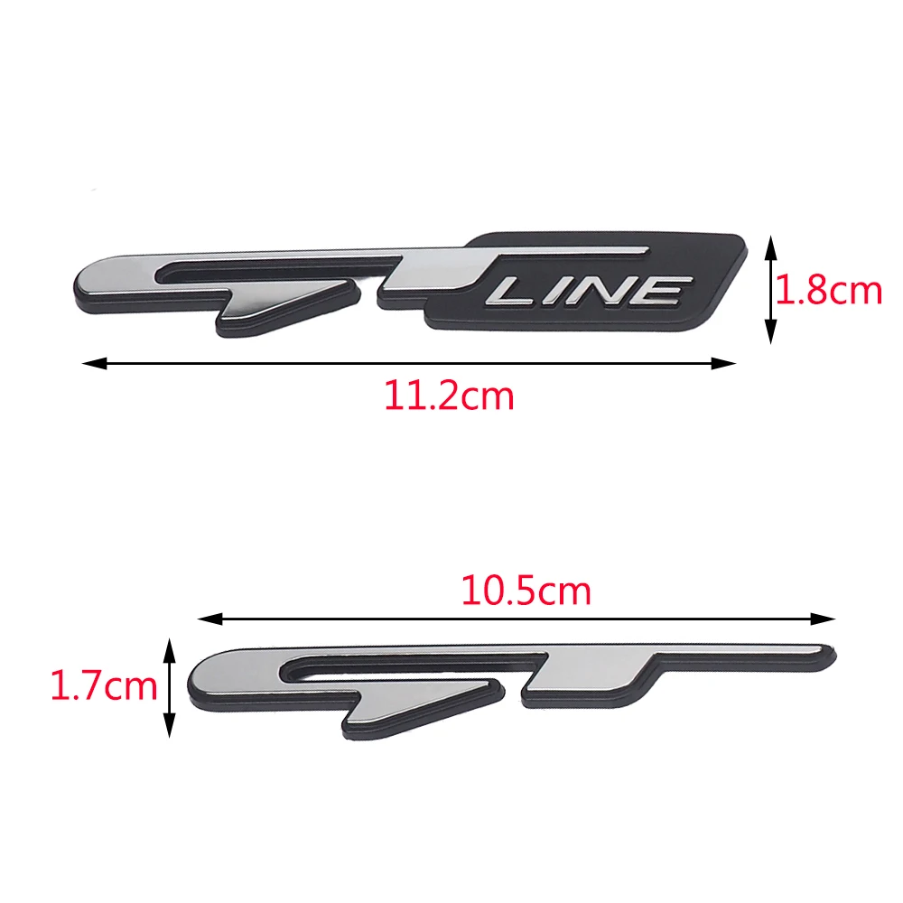 Стерео 3D Эмблема Логотип GT LINE Автомобильная наклейка автонастройка для Kia K9 Forte Ceed
