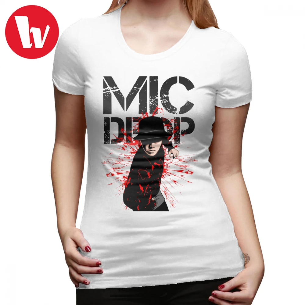 Футболка Mic Drop футболка MIC DROP 100 хлопок забавная женская с коротким рукавом
