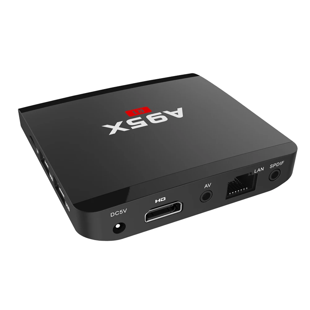 ТВ приставка A95X R1 Smart Android 7.1.2 процессор Amlogic S905W Quad Core H.265 VP9 Mini PC 1 ГБ/8 ГБ DLNA Miracast Airplay