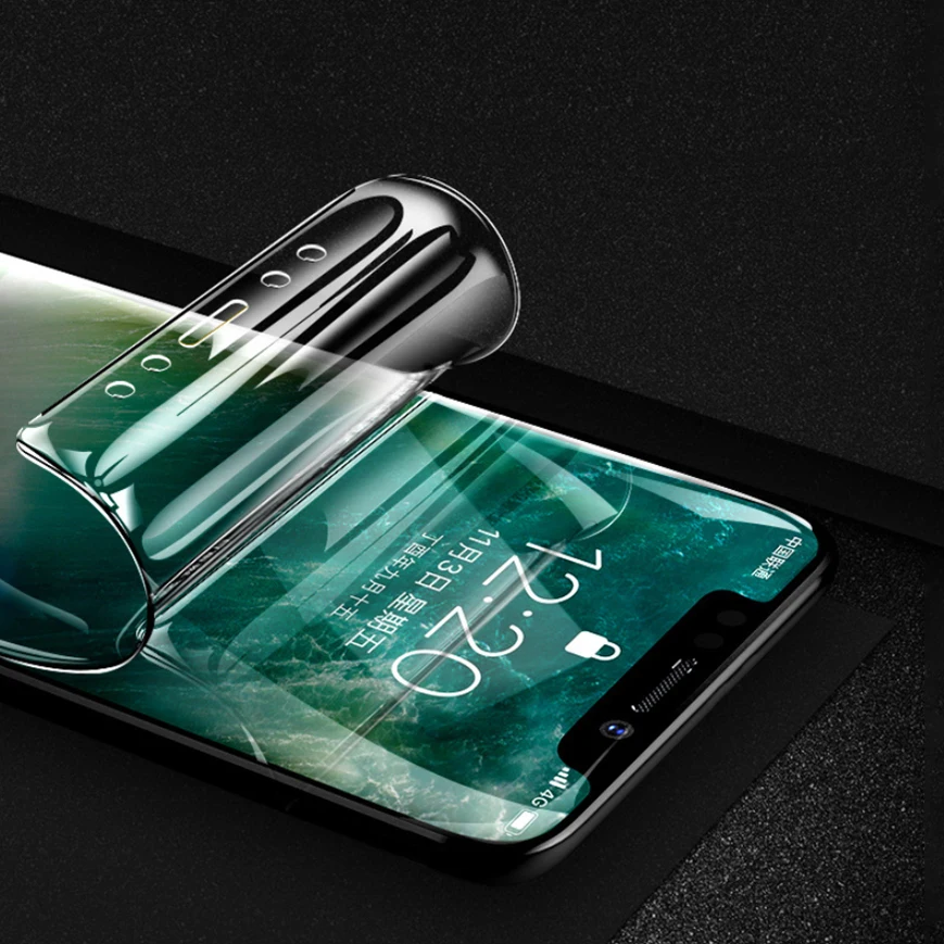 Гидрогелевая пленка для iPhone X XR XS Max 7 8 6 6S Plus 10 комплектов|Защитные стёкла и плёнки