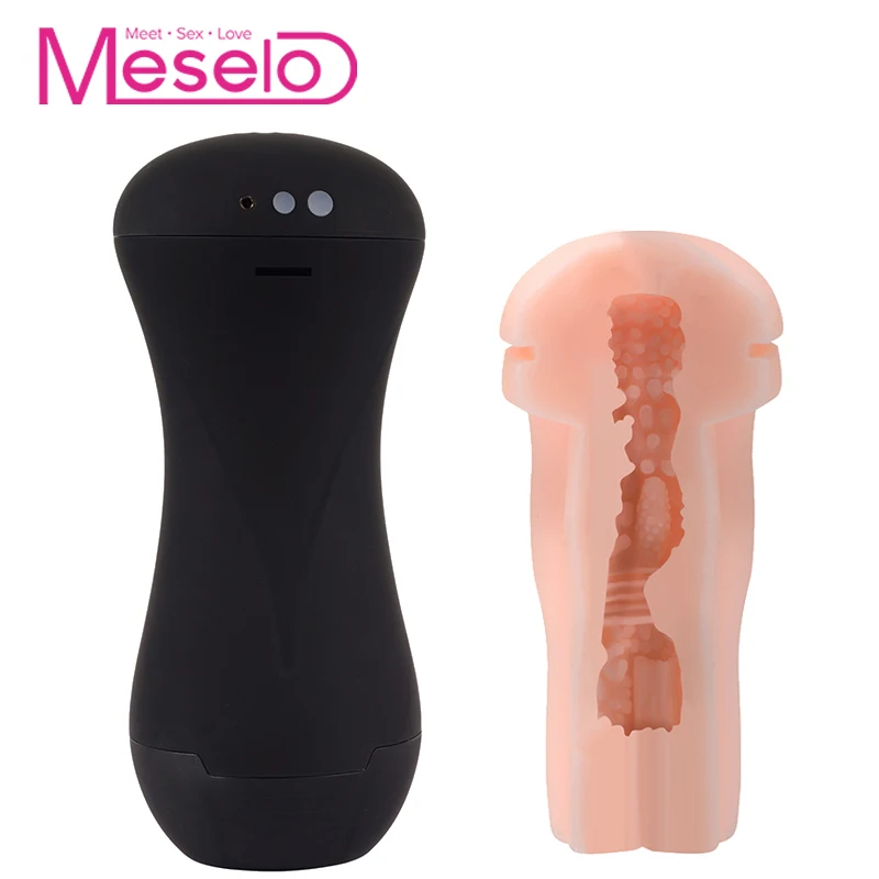 Meselo 10 Частотный вибрирующий мастурбатор для мужчин стонающий вибратор