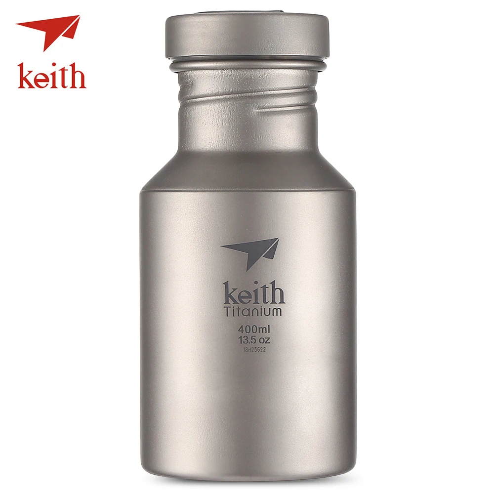 400 мл чистый титан кружки для путешествий вакуумная колба бутылка воды чашка EDC