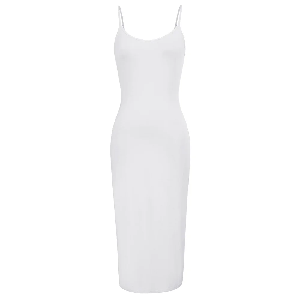 Женское удобное платье без рукавов на тонких бретелях|Женские платья| |