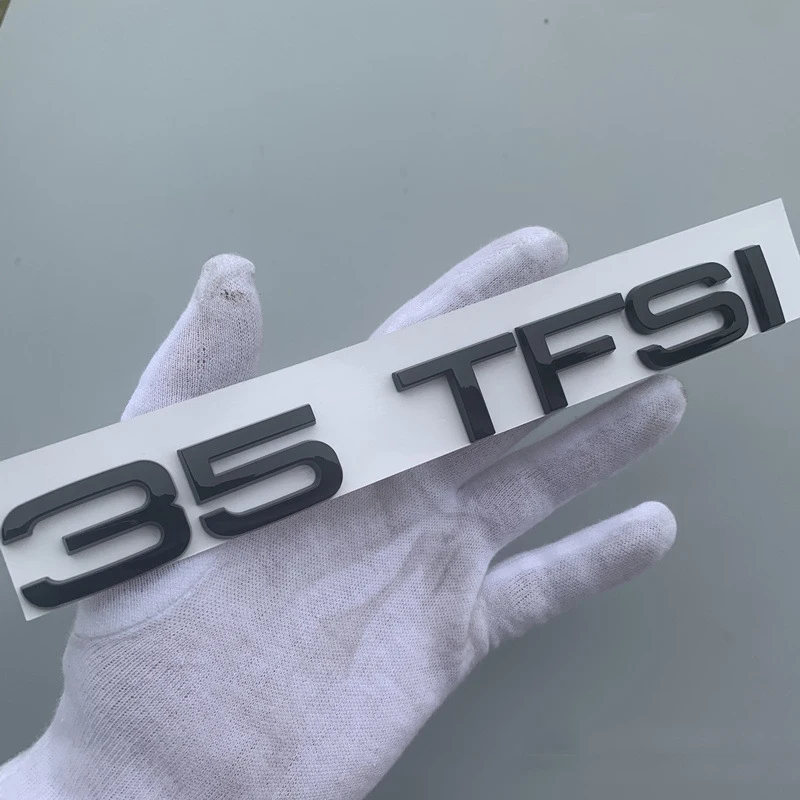 30TFSI 35TFSI 40TFSI 45TFSI 50TFSI 55TFSI глянцевая черная эмблема значок для багажника автомобиля