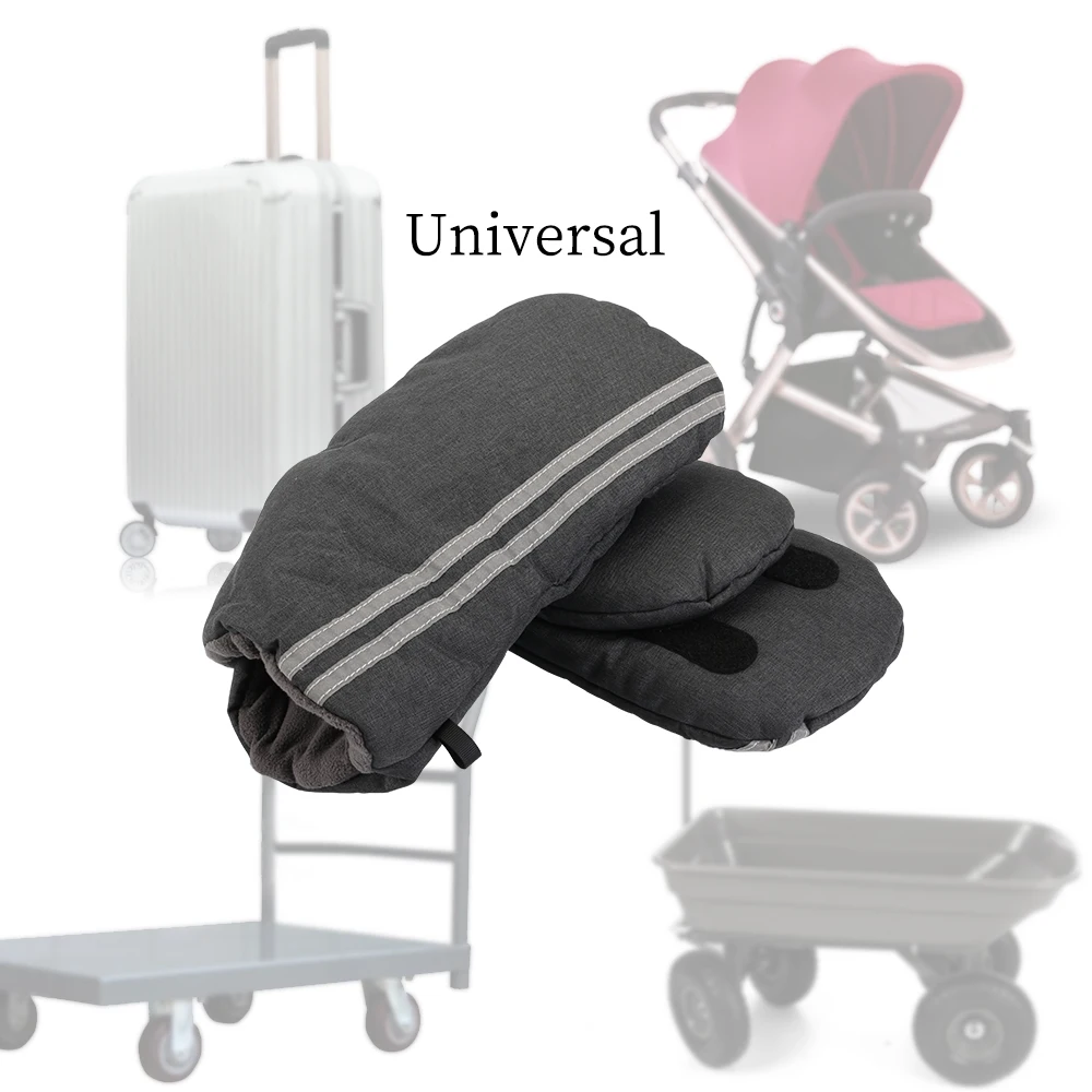 муфта для коляски перчатки Зимние теплые на коляску маленьких Аксессуары