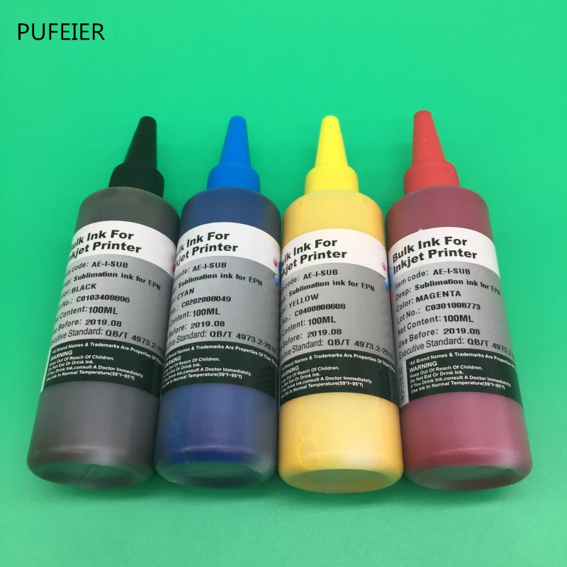 400 мл T1971 T1962 T1964 сублимационные чернила для Epson XP 201 204 211 214 401 411 101 WF 2532 XP211 XP411