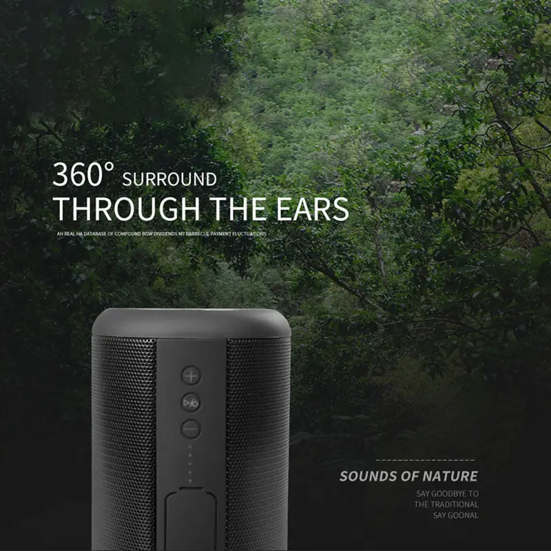 Портативный Беспроводной V5.0 Bluetooth Динамик Ipx5 Водонепроницаемый открытый
