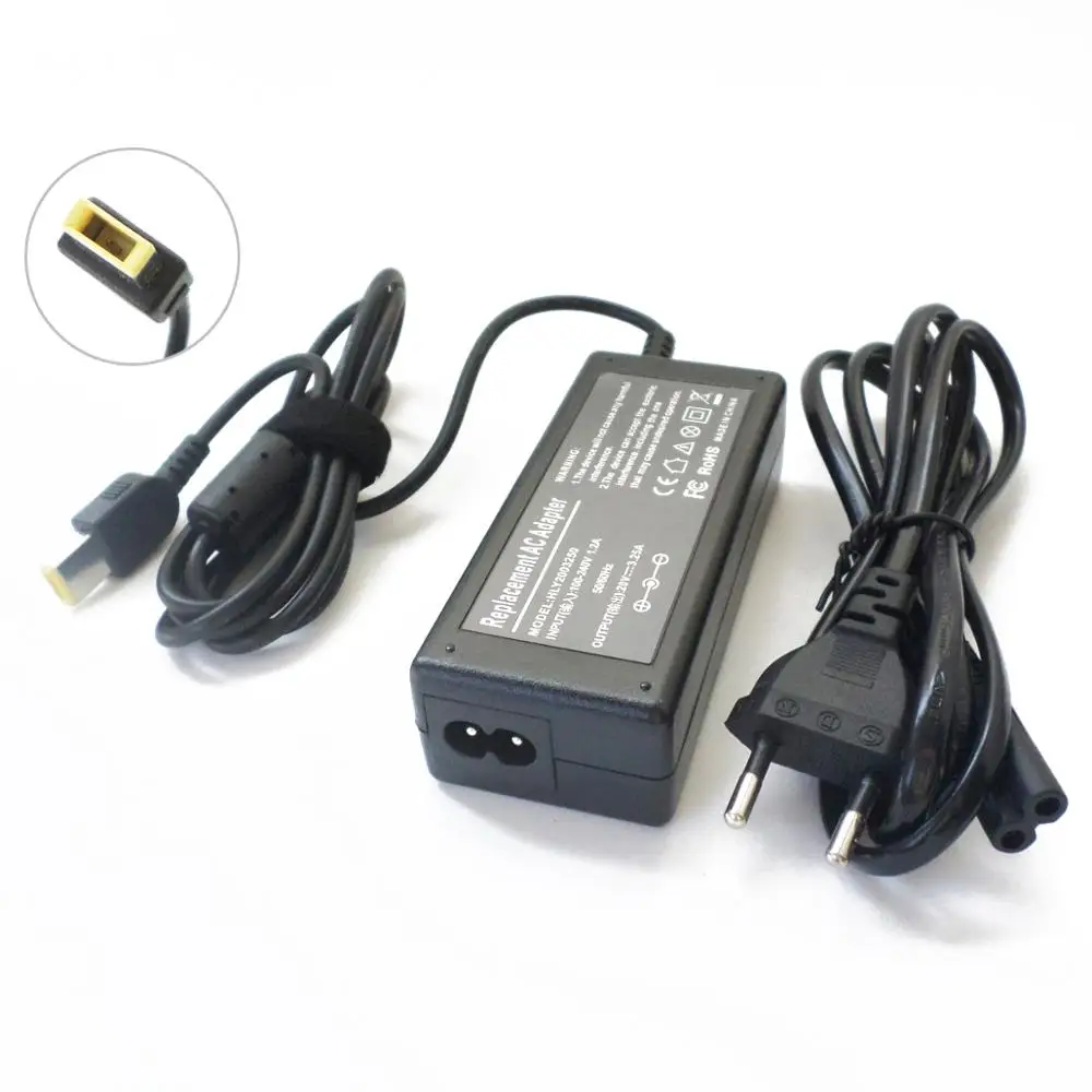 

Notebook AC Adapter Power Charger For Lenovo Yoga 11 11s 13 20V 3.25A ADP-65XB A,ADP-65FD B 45N0326 45N0328 USB Plug With Pin