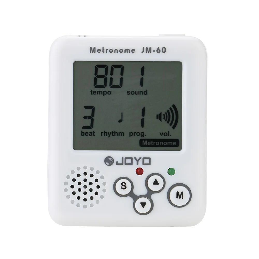 Портативный Перезаряжаемый электронный цифровой метрономы JOYO JM 60 Mini с клипсой