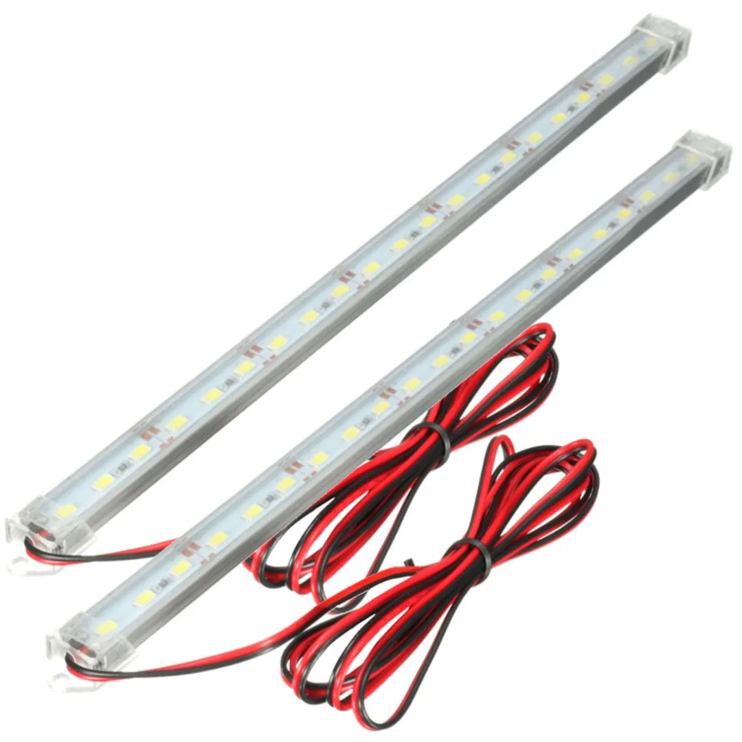 2 шт./компл. 30 см 12 в прозрачный белый 21LED 5630 SMD автомобильный бар шкаф Интерьер