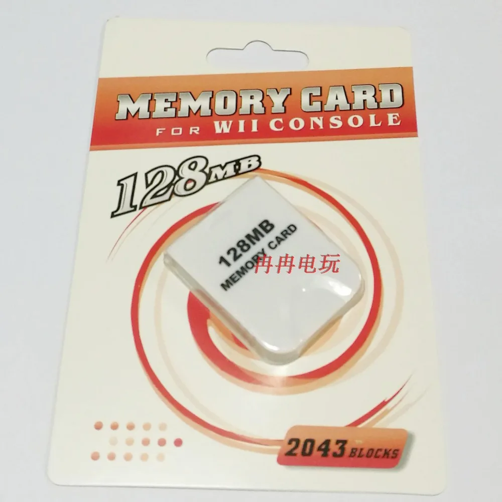 10 шт. 128 Мб высокое качество для Wii Memory Storage Card Saver Nintendo for wii memoria рождественские