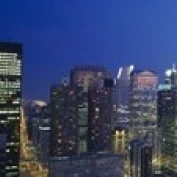 США Иллинойс Чикаго Сумерки плакат печать (18x6)|Таблички и знаки| |