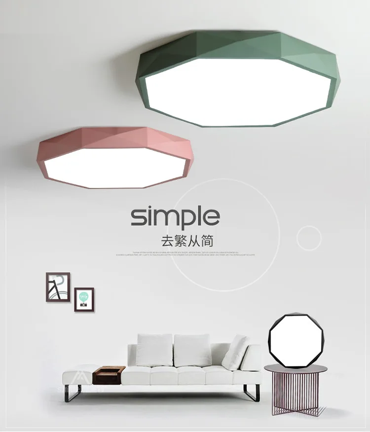 

Simple colorful Small Ceiling For Children Bedroom Bathroom Kitchen Corridor Aisle Modern Lamps 2 color Home lighting Free ship