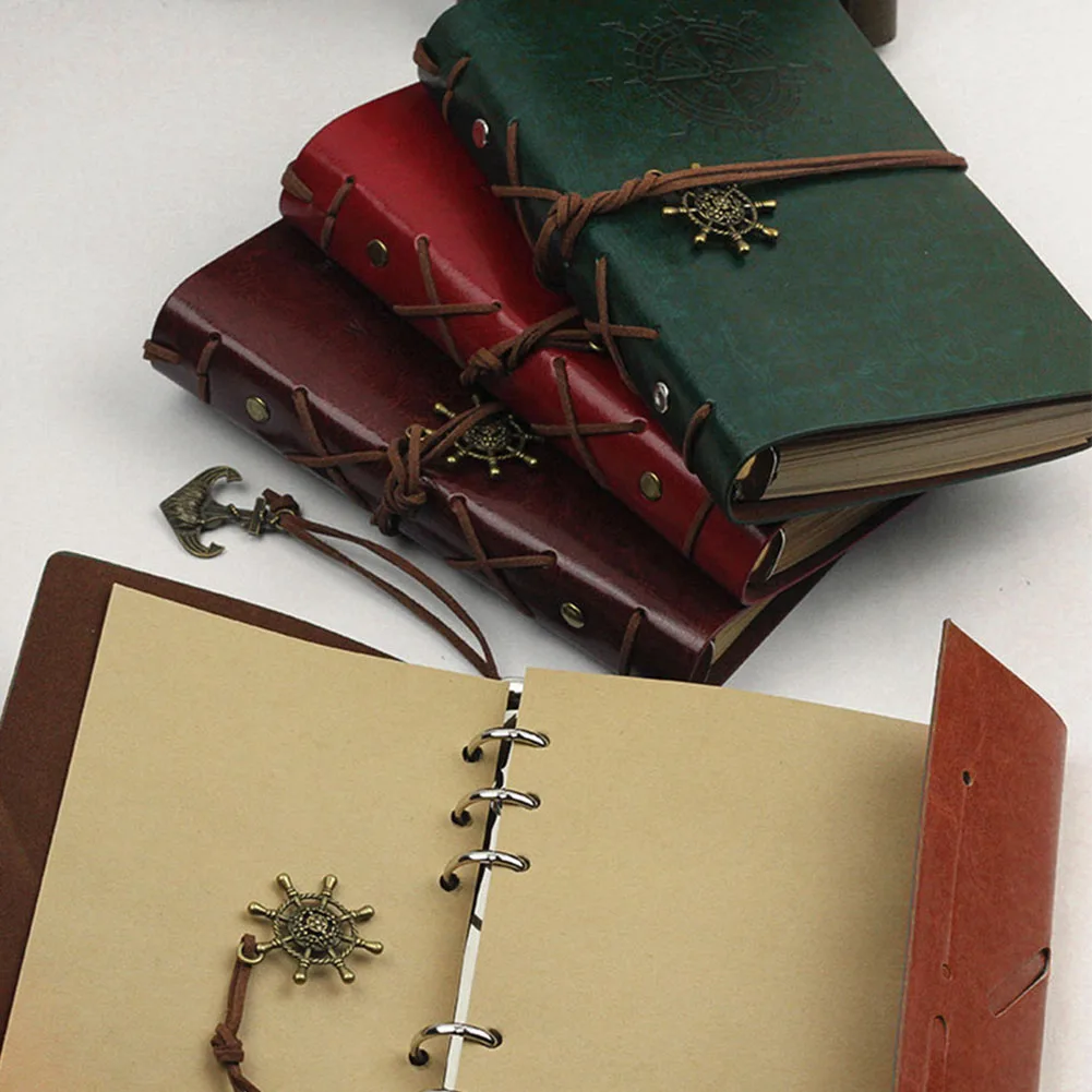 Дневник Классический Винтаж Пиратский ремень тетрадь Сменные Искусственные ПУ
