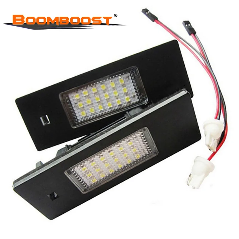 Автомобильные светодиодные лампы номерного знака 2 шт. 3528 SMD белый номерной знак