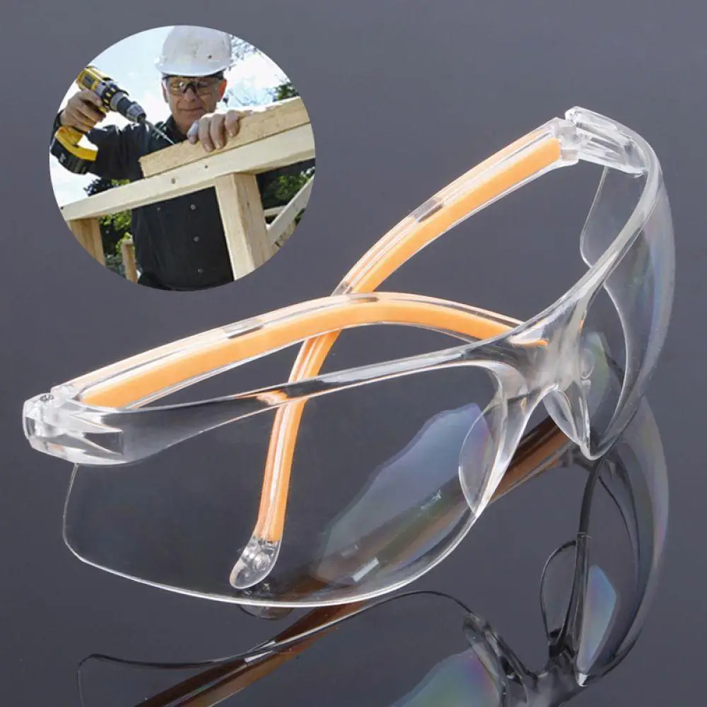 Новые защитные прозрачные очки лабораторные для работы глаз | - Фото №1