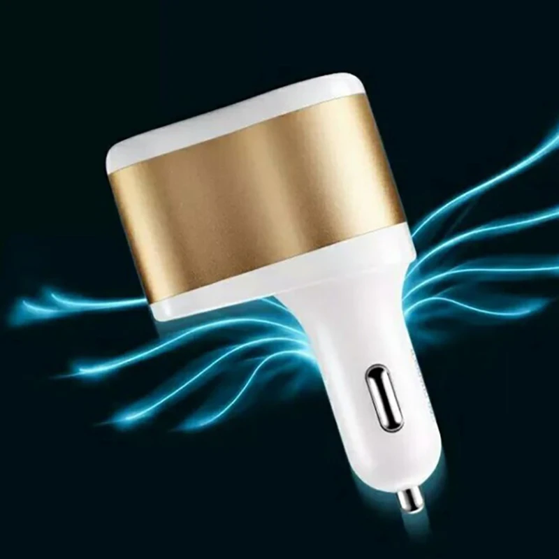 Двойной зарядное устройство USB адаптер 3.1A цифровой авто автомобиль