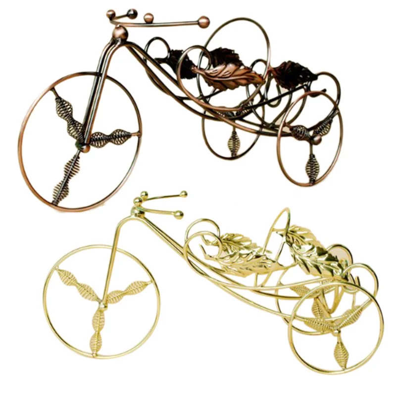 Vintage Tricycle Wine Rack Ornaments Creative Nice Hold Decor Storage Home Kitchen Bar Decoration Accessories Gi | Дом и сад