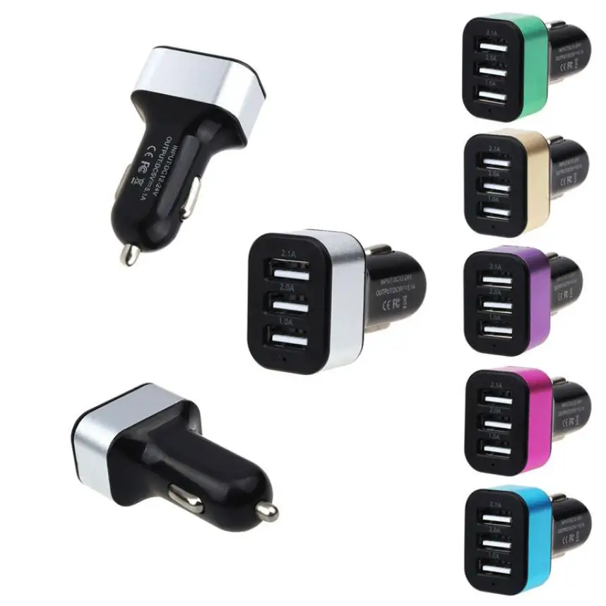 3 портовый USB зарядное устройство адаптер 1 мини автомобиль грузовик аксессуары