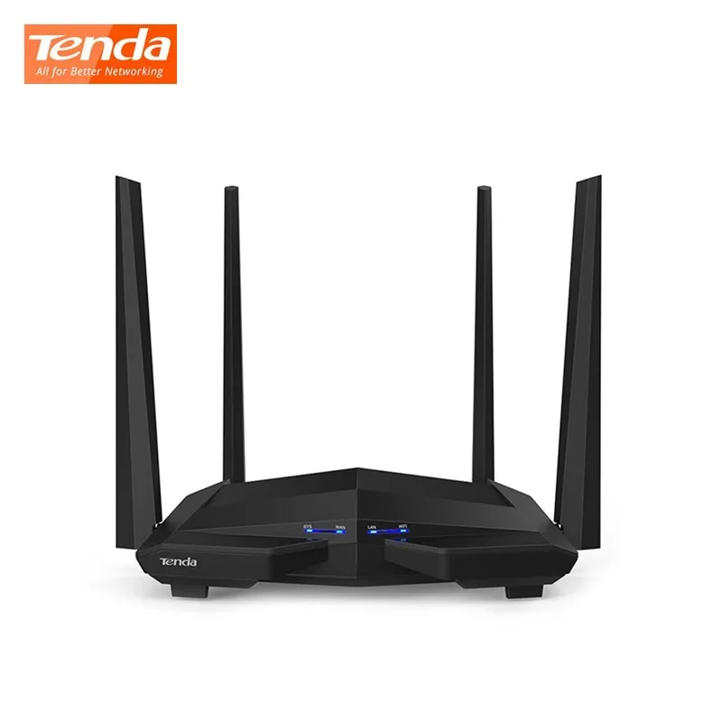 Tenda AC10 беспроводной маршрутизатор двухдиапазонный 2 4G/5G Wifi 1 WAN + 3 lan гигабит порт