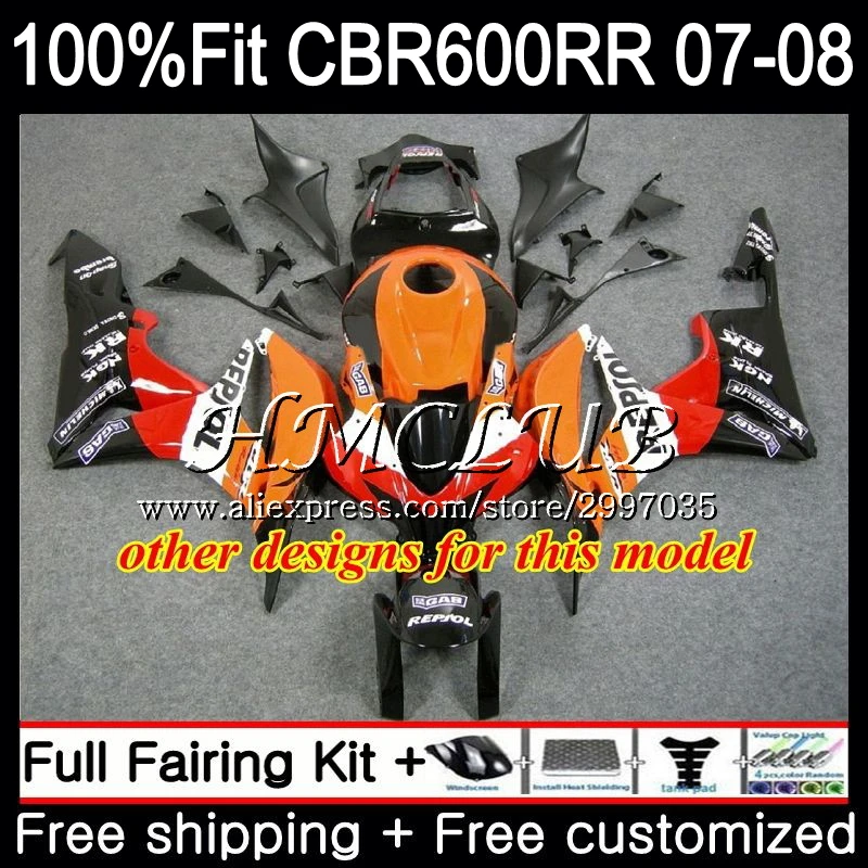 Инъекция для HONDA CBR 600 RR 600F5 CBR600RR 2007 2008 81HC.10 CBR600F5 фиолетовый черный F5 07 08 600RR CBR600