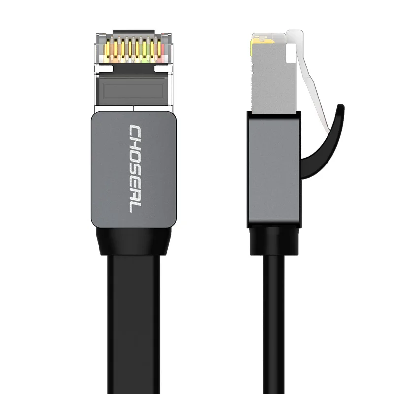 Сетевой кабель CHOSEAL CAT 7 RJ45 Ethernet LAN 10 Гбит/с 30AWG STP сетевой патч-корд для