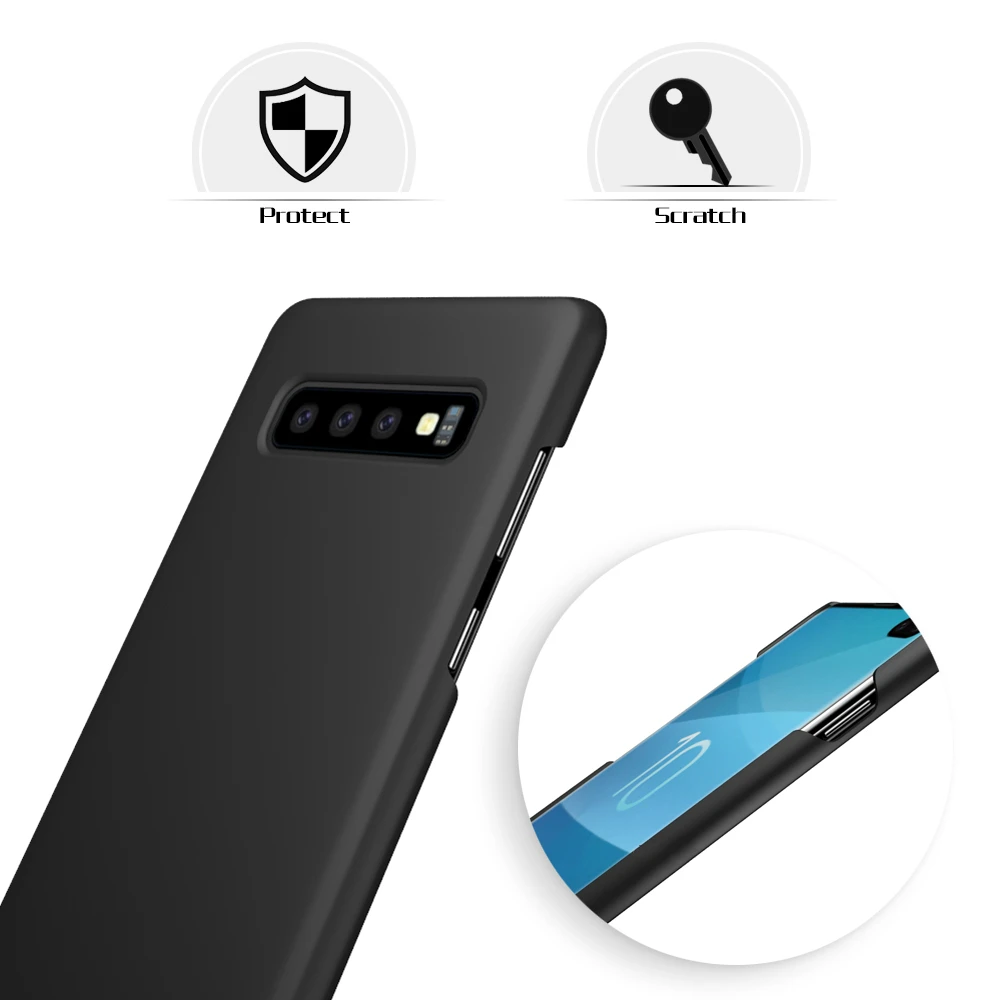 Для samsung Galaxy S10E S10 Plus чехол жесткий пластиковый для A8S M20 M10 A10 A50 A30 M30 J6 J8 2018 Coque |
