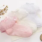 Детские кружевные носки-пачки, милые хлопковые носки для новорожденных девочек, милые носки для малышей, аксессуары для маленьких принцесс, оптовая продажа