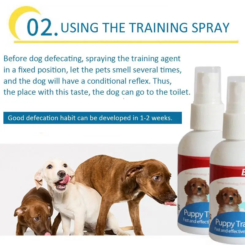Puppy Training Spray Agent Pet Supplies Defecation At The Fixed Place Dog Toilet 50 ml Inducer Spices |