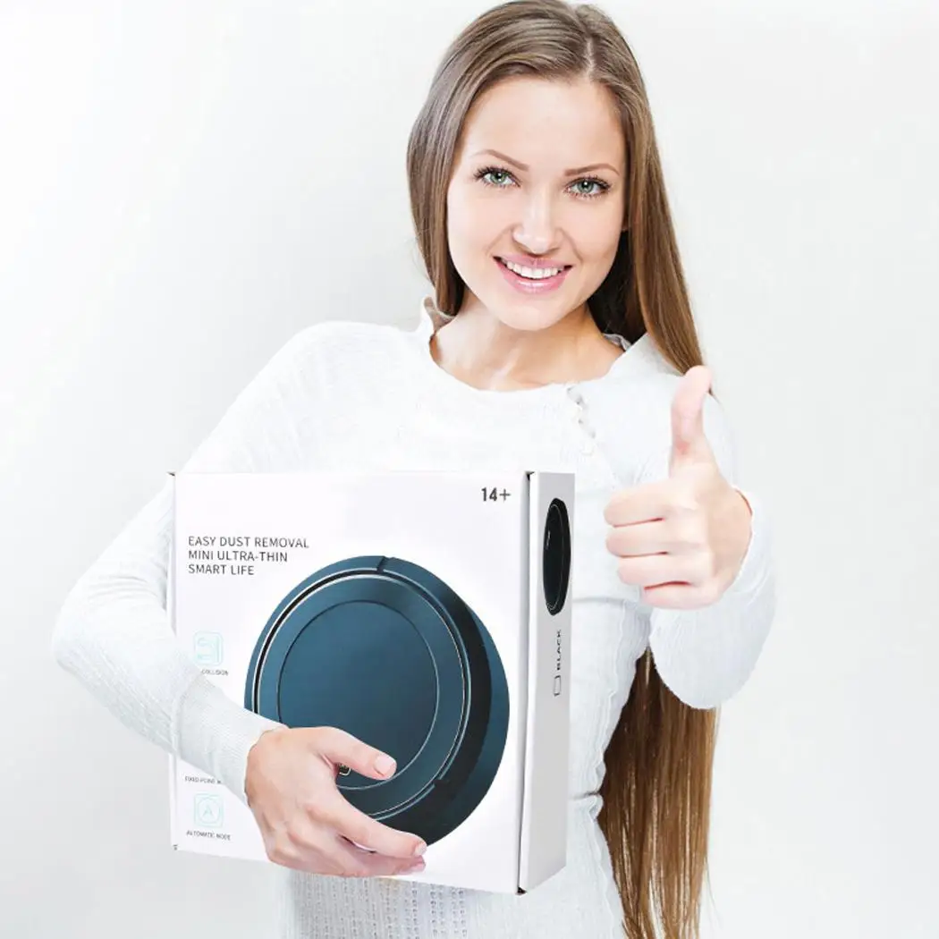 Робот пылесос с USB зарядкой автоматический для дома умный уборки и офиса|Швабры