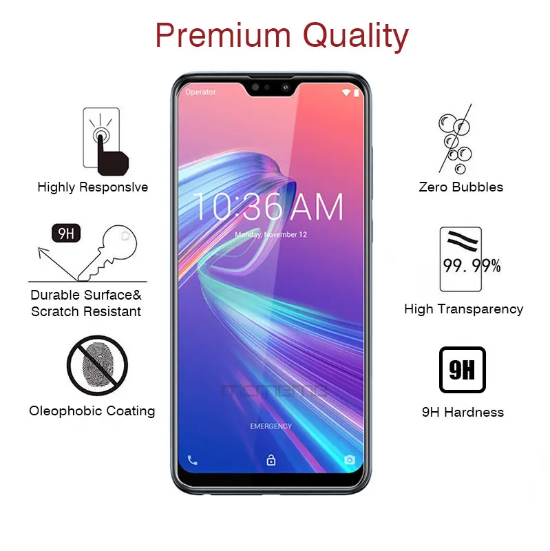 Прозрачный чехол из ТПУ для ASUS Zenfone Max Pro M2 ZB631KL защитный Для ZB633KL + закаленное