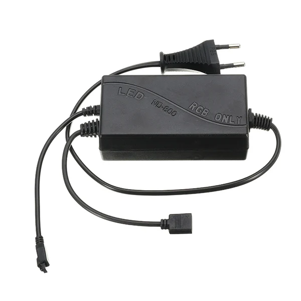 CLAITE AC100-240V к DC12V 5A ЕС Plug Мощность адаптер с 24keys ИК-пульт Управление для RGB