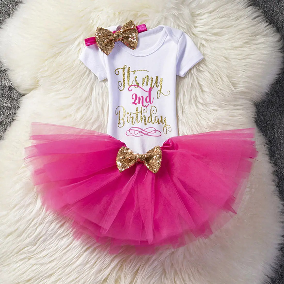 1-2 Happy Birthday Girls Flower Tutu Dress Pastel Party Princess Children Kids Halloween Costume 2019 | Детская одежда и обувь