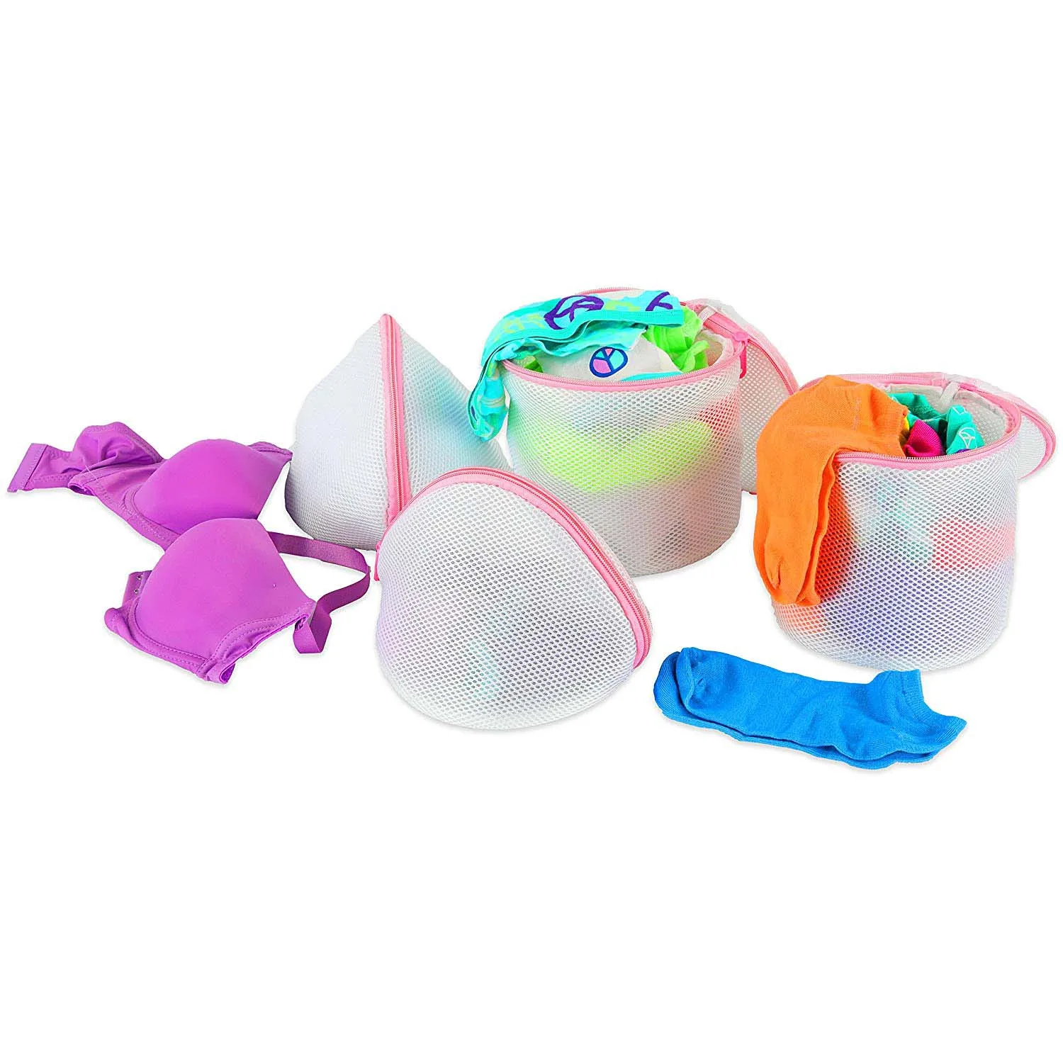 6Pcs/sets Laundry bra Bag Women Bra Underwear Washing Net Hosiery Saver Protect Mesh Wash | Дом и сад