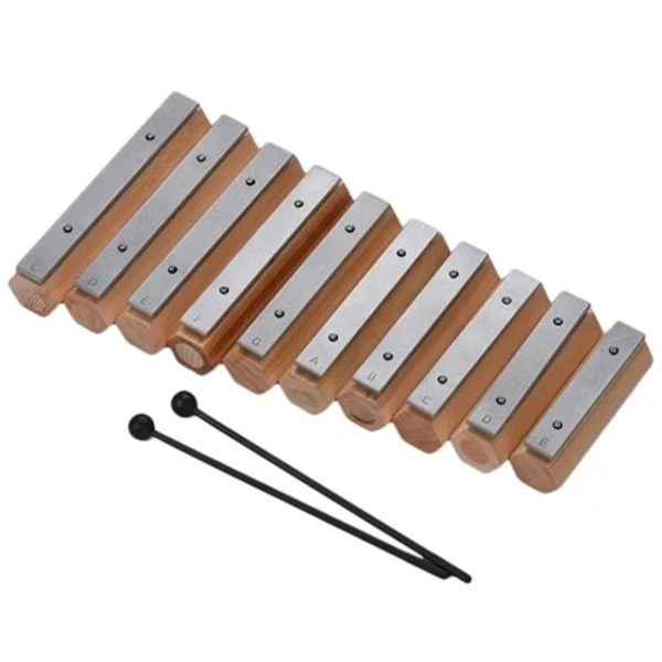 10 нот ксилофон Glockenspiel Disconnect type Дизайн ударный инструмент прозрачный чистый звук