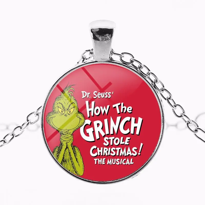 Grinch детское ожерелье 2018 Рождественский подарок для мальчиков и девочек с