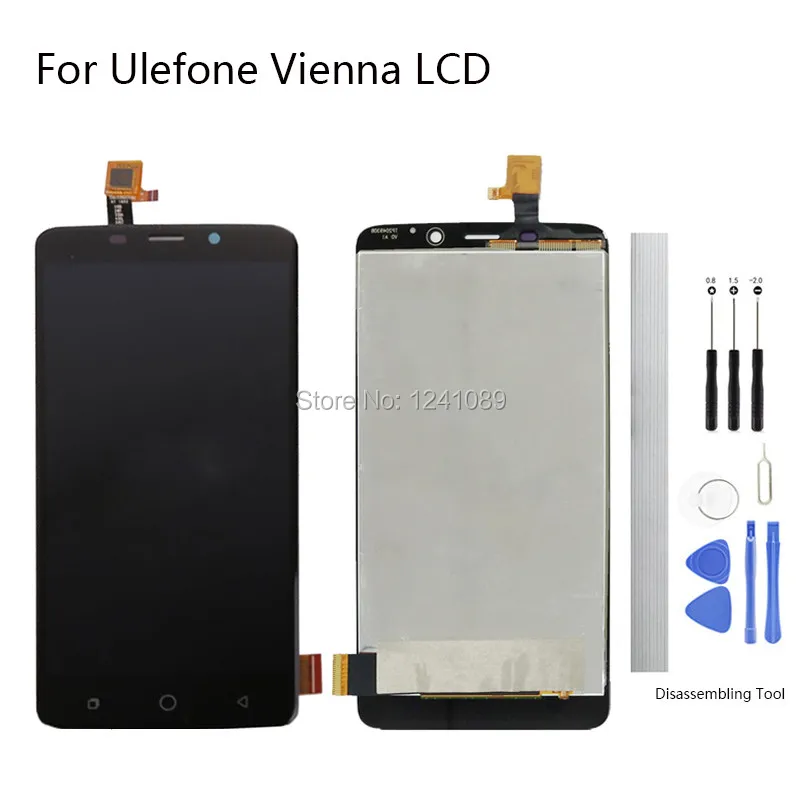 Сменный экран дисплея для Ulefone Vienna ЖК сенсорный 5 дюйма черный без рамки|Экраны