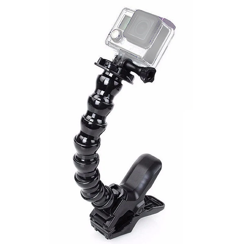 Гибкий зажим для крепления Jaws + 8 шарниров с регулируемой гусиной шеей Gopro Hero 4 hero