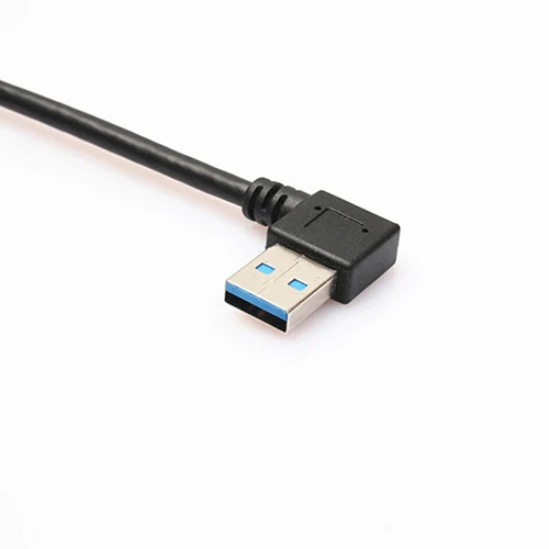 20 см USB удлинительные кабели 3 0 Женский к мужскому тип А правый угол 90 градусов