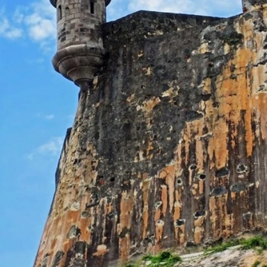 Сторожевая Башня форт Сан Фелипе дель Морро Хуан Пуэрто Рико плакат печать Miva Stock