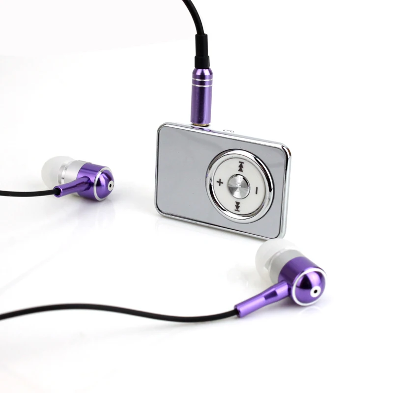 Портативный mp3 плеер USB мини MP3 с зажимом спортивный поддержкой карт Micro SD и TF на 32
