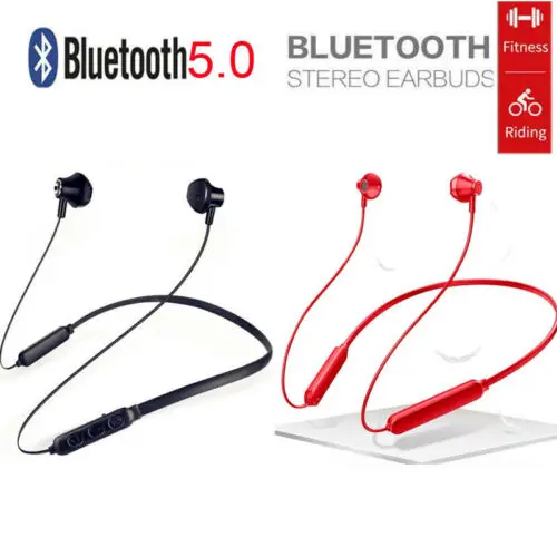 Беспроводные Bluetooth наушники водонепроницаемая гарнитура с шейным ремешком