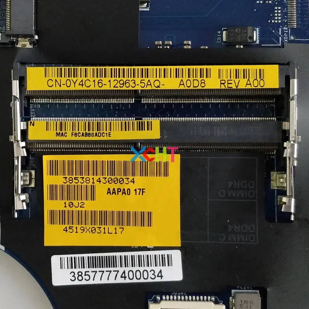 CN 0Y4C16 Y4C16 w I5 6300HQ CPU для Dell Precision 15 7510 материнская плата ноутбука ПК материнской