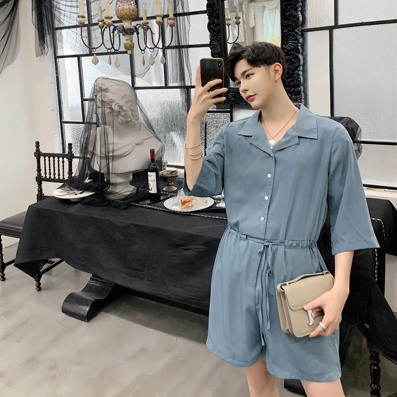 2019 новый сезон Весна Лето Корейская мужская мода пары сплошной цвет Повседневная