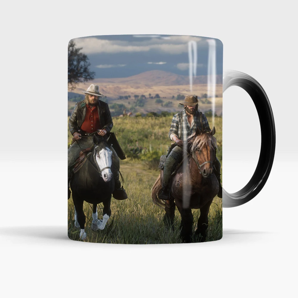 Термочувствительная чашка Red Dead выкуп 2 меняющая цвет кружка для молока кружки