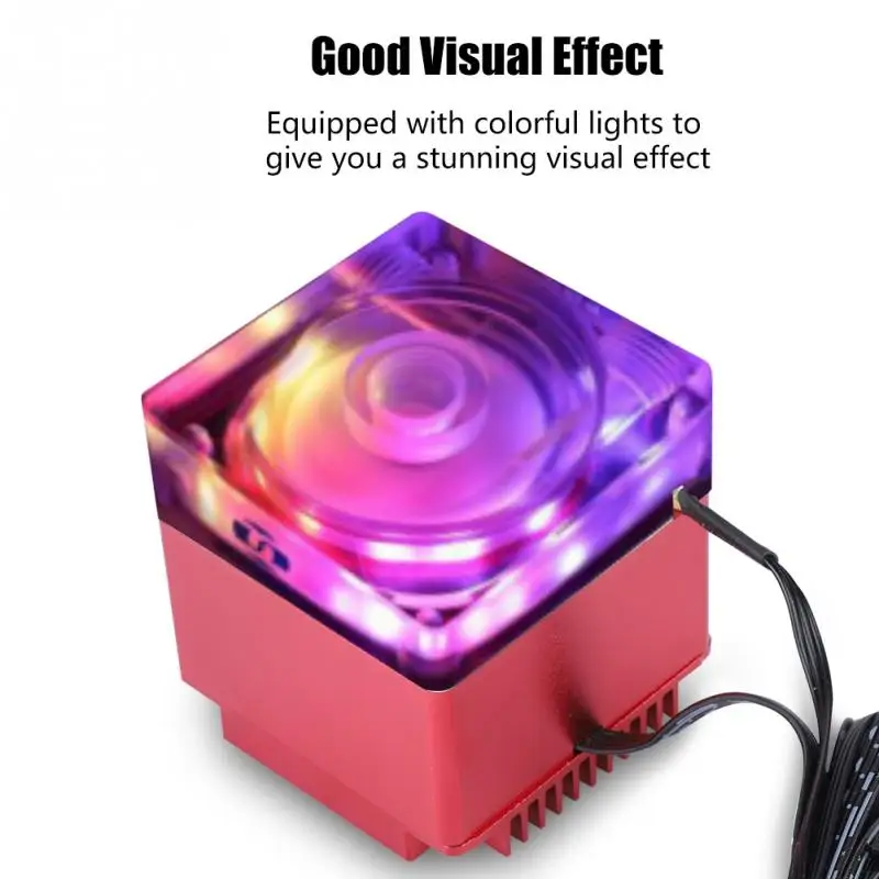 Супер Тихий RGB с водяным охлаждением радиатор насос для ПК компьютера водяного