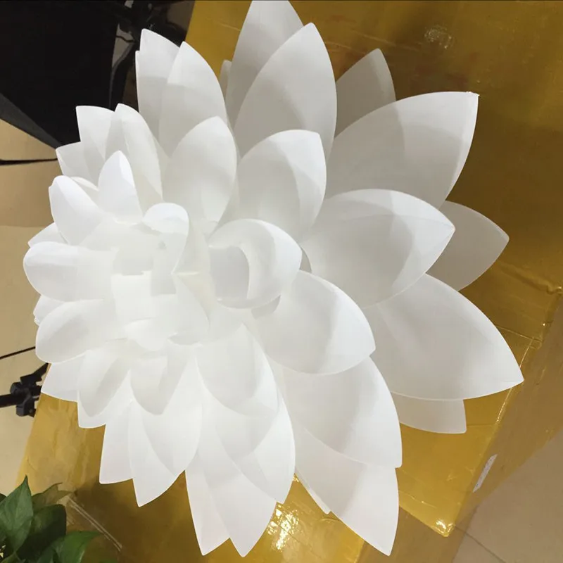 Креативная DIY люстра в форме лотоса PP подвеска Droplight абажур потолочное украшение