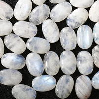 7 8 8 6 ct oval cut natural moonstone 11x17mm loose stones with blue light wholesale decoration gemstone jewelry gift 5 pcsset